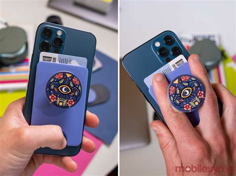 magnetic wallet with popsocket.